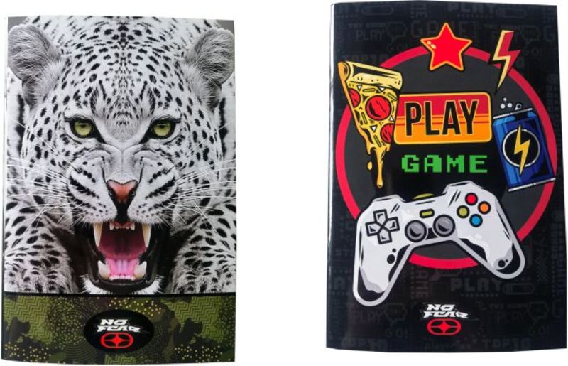 No Fear Jaguar-Play Game Τετράδιο 17x25-2 Σχέδια-1Τμχ No Fear Jaguar-Play Game Τετράδιο 17x25-2 Σχέδια-1Τμχ