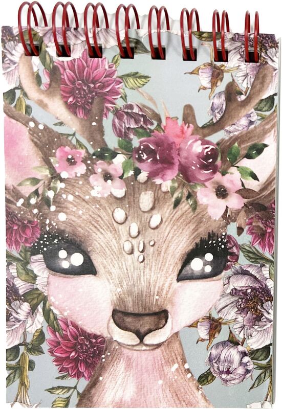 BMU Σημειωματάριο Σπιράλ Α7 50 Φύλλων Deer BMU Σημειωματάριο Σπιράλ Α7 50 Φύλλων Deer