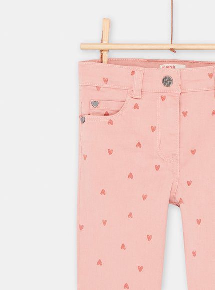 Παιδικο Παντελονι Για Κοριτσια - Ροζ Παιδικο Παντελονι Για Κοριτσια