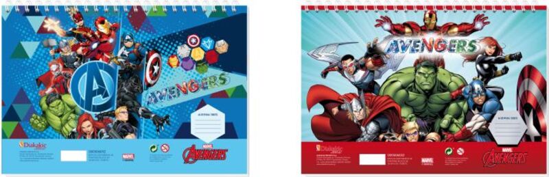 Captain America Μπλοκ Ζωγραφικής Α4 30 Φύλλων-2 Σχέδια-1Τμχ Captain America Μπλοκ Ζωγραφικής Α4 30 Φύλλων-2 Σχέδια-1Τμχ