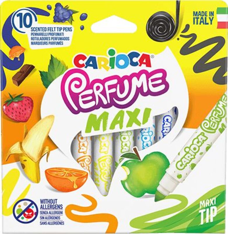 Carioca Μαρκαδ'οροι Αρωματικοί Perfume Maxi 10Τμχ