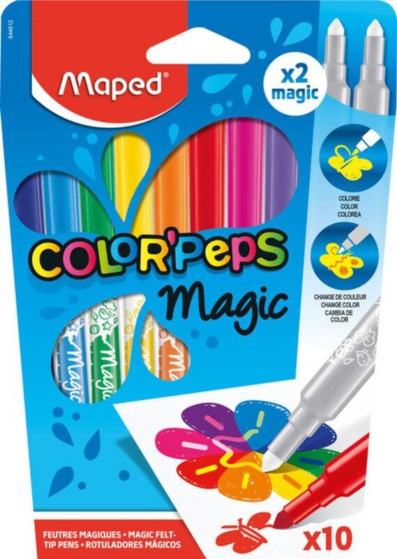 Maped Μαρκαδόροι Color' Peps Magic-10Τμχ