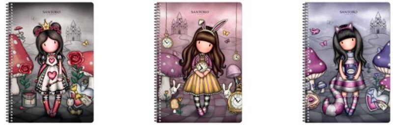 Gorjuss 23 Τετράδιο Spiral 3 Θεμάτων 17X25-3 Σχέδια-1Τμχ Gorjuss 23 Τετράδιο Spiral 3 Θεμάτων 17X25-3 Σχέδια-1Τμχ