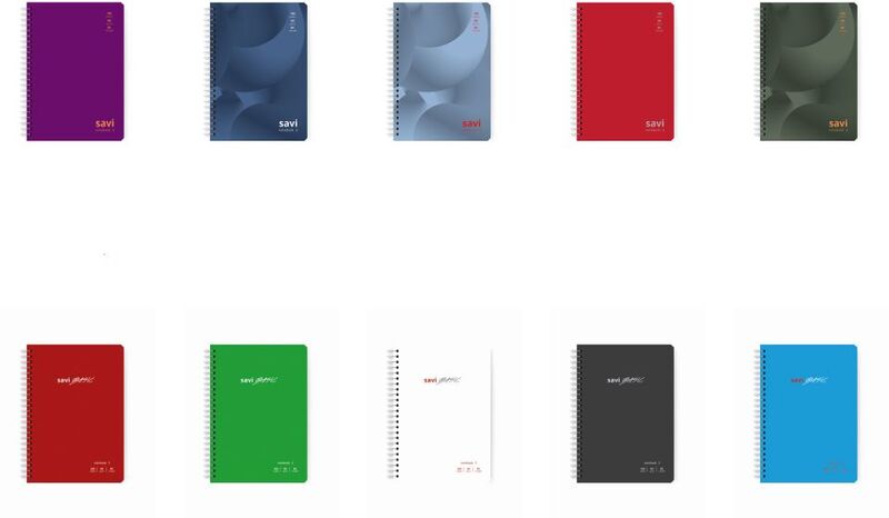 Τετράδιο Savi Basic Σπιραλ 17X25 3 Θεμάτων 180 Σελίδων-10 Σχέδια-1 Τμχ Τετράδιο Savi Basic Σπιραλ 17X25 3 Θεμάτων 180 Σελίδων-10 Σχέδια-1 Τμχ