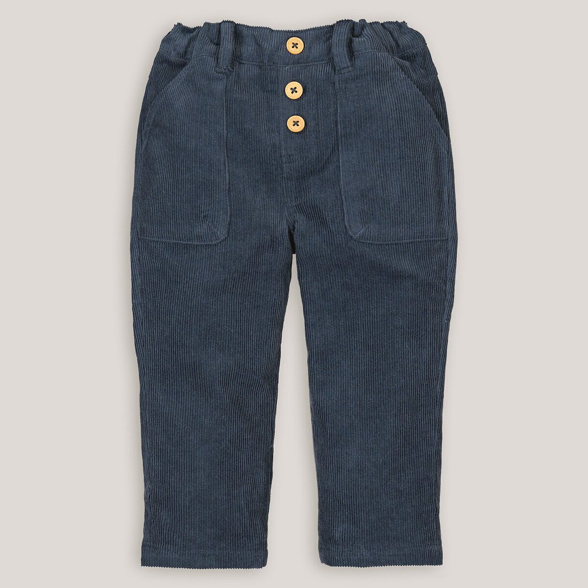 Κοτλέ παντελόνι σε ίσια γραμμή Μπλε Κοτλέ παντελόνι σε ίσια γραμμή Μπλε