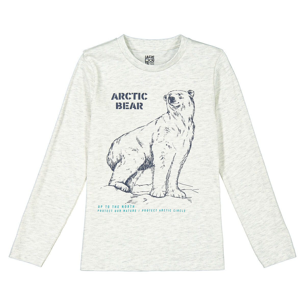 Μακρυμάνικη μπλούζα με στάμπα αρκούδα Μπεζ Μακρυμάνικη μπλούζα με στάμπα αρκούδα Μπεζ