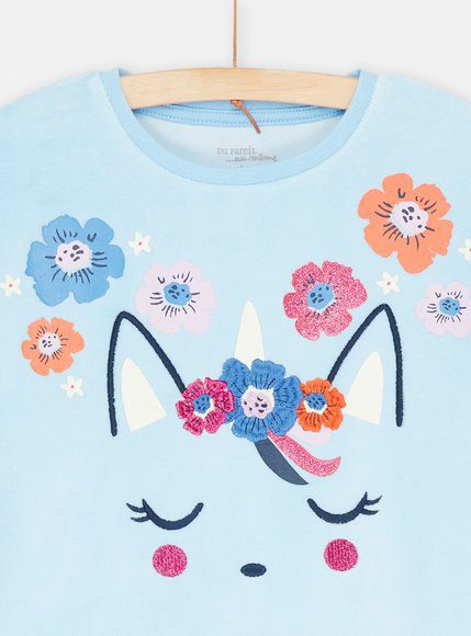 Παιδικες Πιτζαμες Για Κοριτσια - Μπλε Παιδικες Πιτζαμες Για Κοριτσια