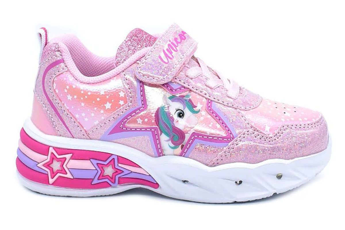 ΠΑΙΔΙΚΑ ΑΘΛΗΤΙΚΑ ΠΑΠΟΥΤΣΙΑ DISNEY UNICORN ΜΕ ΦΩΤΑΚΙΑ S8010038S PINK ΠΑΙΔΙΚΑ ΑΘΛΗΤΙΚΑ ΠΑΠΟΥΤΣΙΑ DISNEY UNICORN ΜΕ ΦΩΤΑΚΙΑ S8010038S PINK