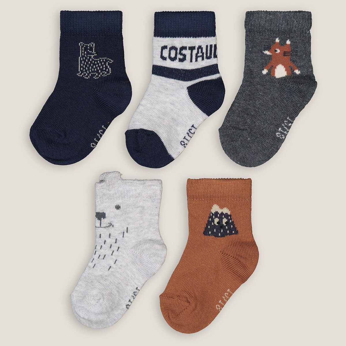 Σετ 5 ζευγάρια κάλτσες Διαφορα Χρωματα Σετ 5 ζευγάρια κάλτσες Διαφορα Χρωματα