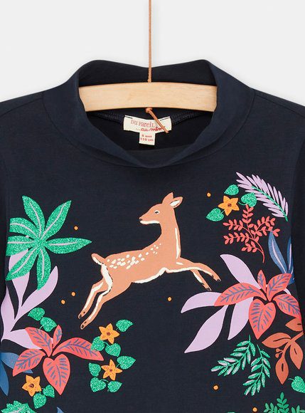 Παιδικη Μπλουζα Για Κοριτσια - Μπλε Παιδικη Μπλουζα Για Κοριτσια