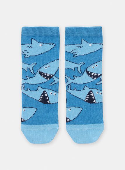 Παιδικές Κάλτσες Για Αγόρια Blue Shark - Μπλε