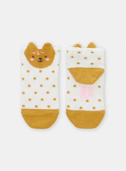 Βρεφικές Κάλτσες Για Κορίτσια Mustard Dots Βρεφικές Κάλτσες Για Κορίτσια Mustard Dots