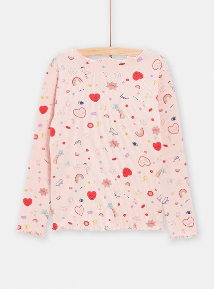 Παιδική Μπλούζα Για Κορίτσια - Ροζ Παιδική Μπλούζα Για Κορίτσια