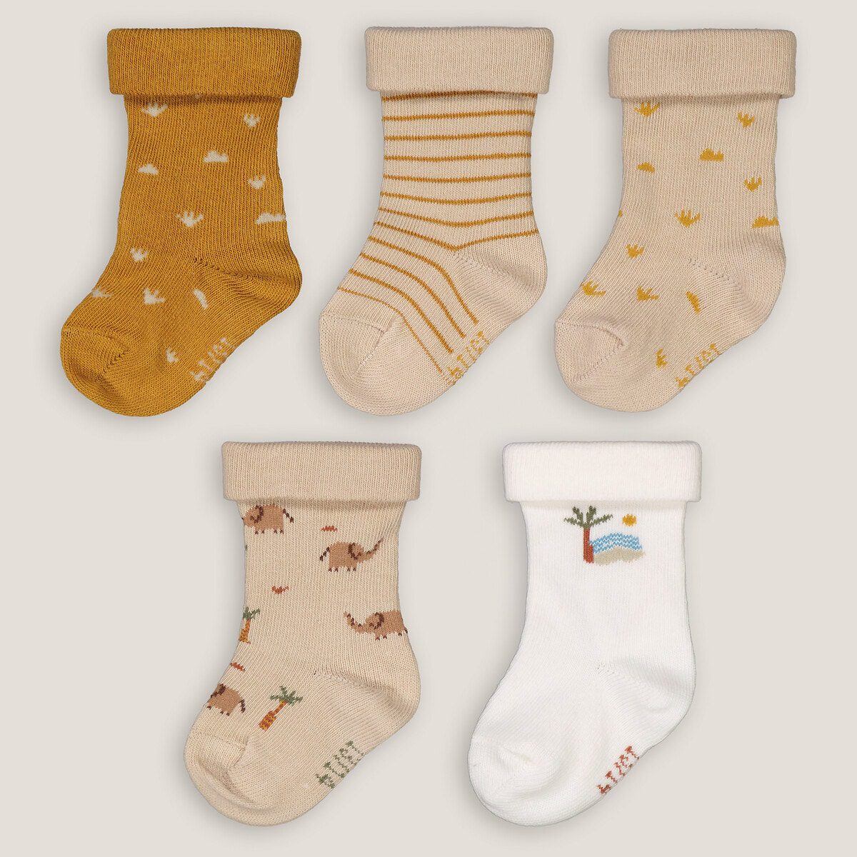 Σετ 5 ζευγάρια κάλτσες Διαφορα Χρωματα