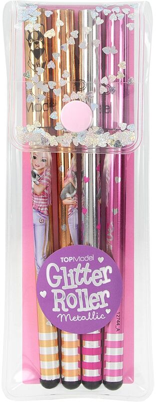 Top Model Στυλό Glitter Gel Σετ
