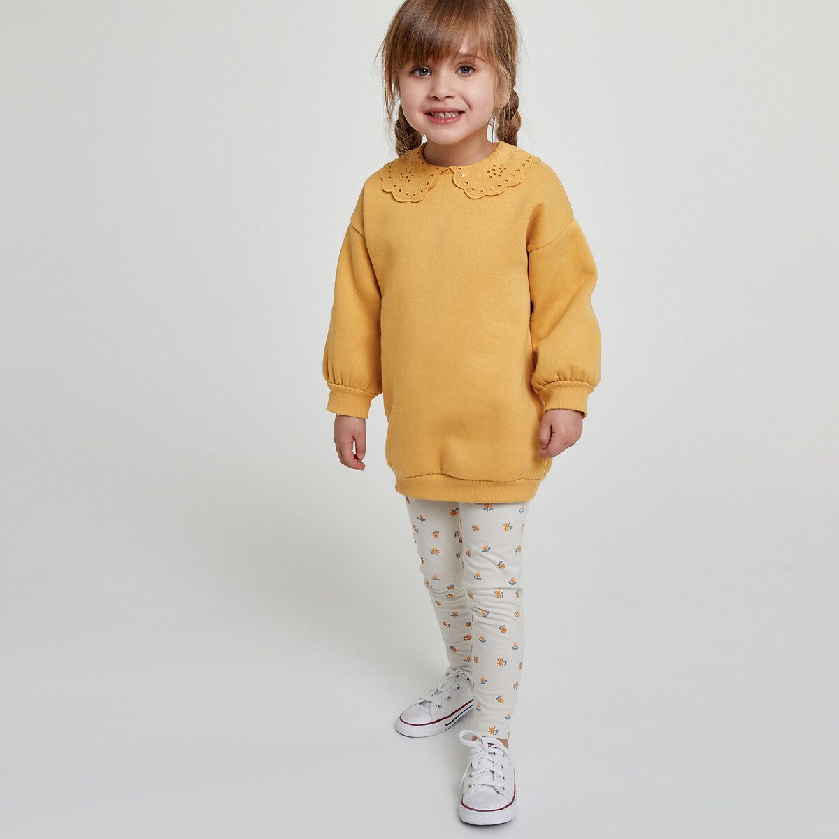 Σύνολο φόρεμα + κολάν Κιτρινο Σύνολο φόρεμα + κολάν Κιτρινο