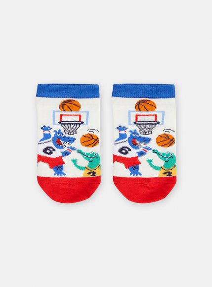 Παιδικές Κάλτσες Για Αγόρια Basketball Alligators - Εκρου
