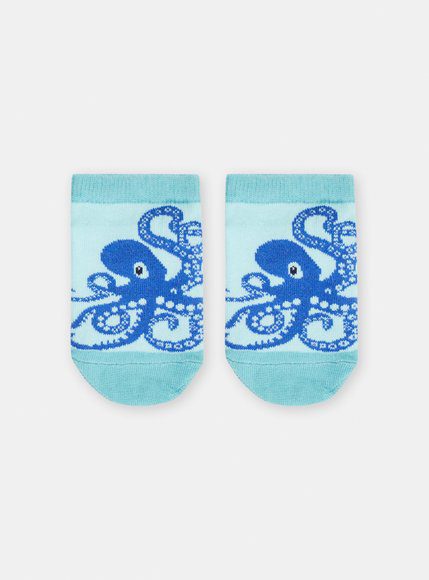 Παιδικές Κάλτσες Για Αγόρια Octopus - Λευκο