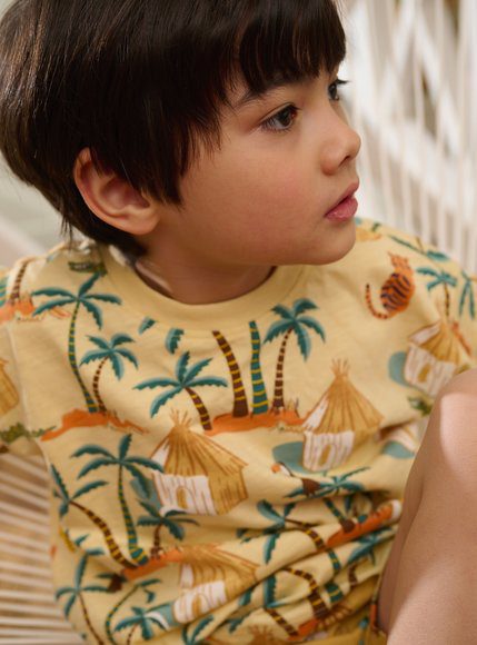 Παιδική Μπλούζα Για Αγόρια - Κιτρινο