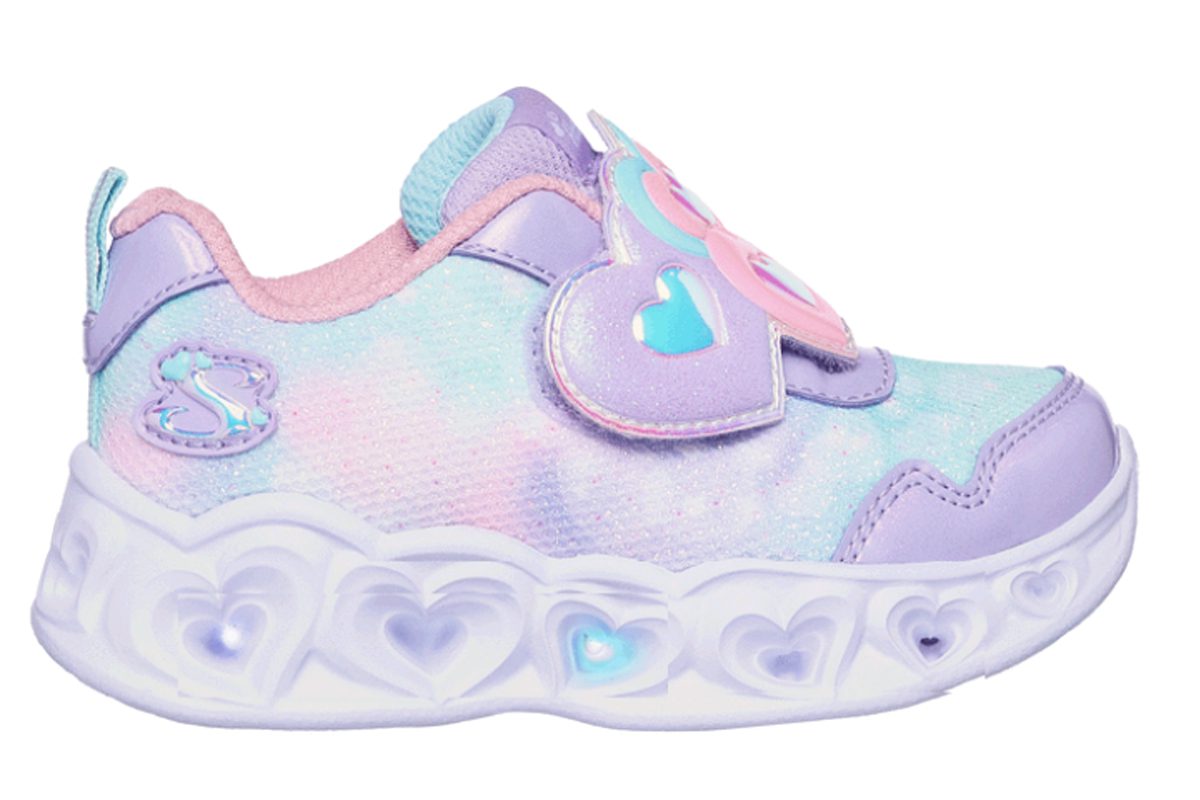 Παιδικα Αθλητικα Skechers Lovin Reflection Lvlp Με Φωτακια Lilac