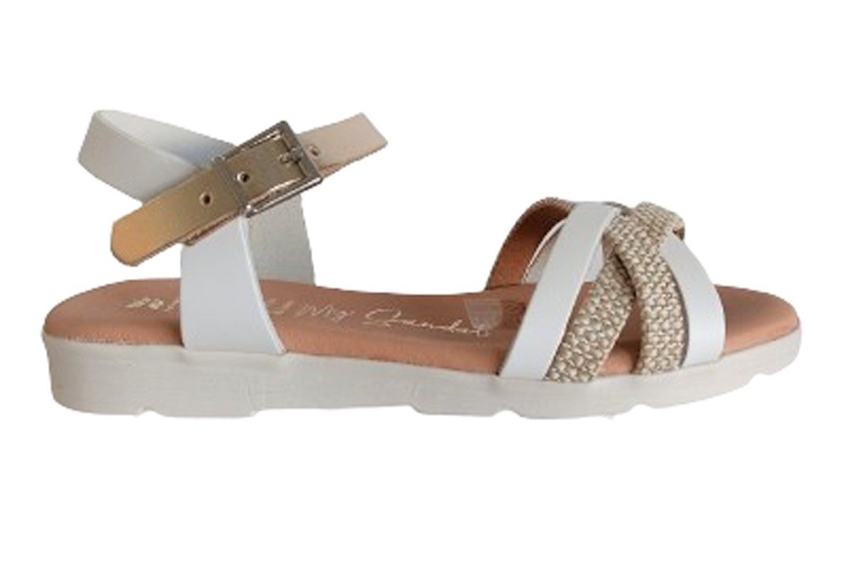 Παιδικα Δερματινα Πεδιλα Oh My Sandals Λευκο White