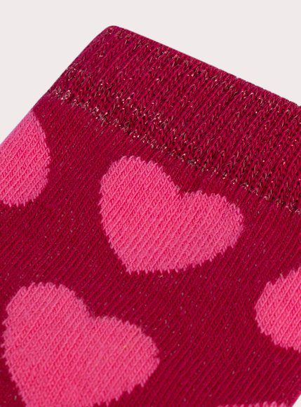 Παιδικές Κάλτσες Για Κορίτσια Red Hearts - Κοκκινο Παιδικές Κάλτσες Για Κορίτσια Red Hearts