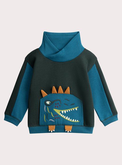 Παιδικό Φούτερ Για Αγόρια Blue Dino - Πρασινο Παιδικό Φούτερ Για Αγόρια Blue Dino - Πρασινο
