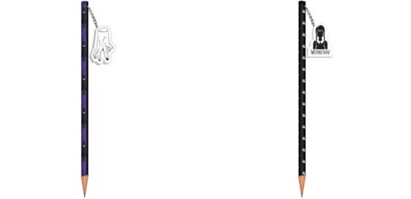 Wednesday Μολύβι Με Γόμα-2 Σχέδια-1Τμχ Wednesday Μολύβι Με Γόμα-2 Σχέδια-1Τμχ