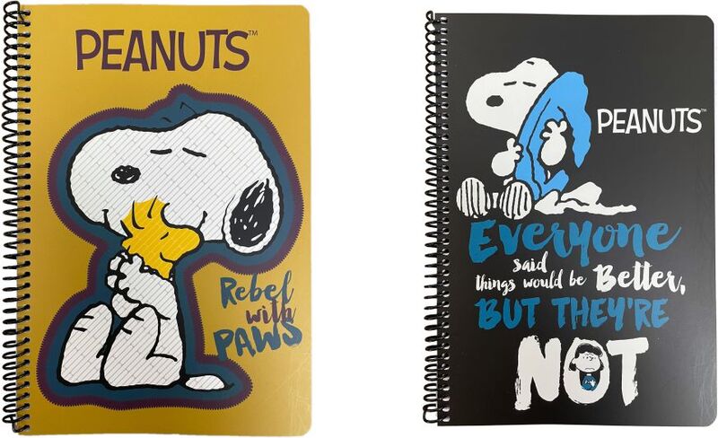 Peanuts-Rebel With Pose Τετράδιο 17X25 Σπιράλ 2 Θεμάτων 70 Φύλλων-2 Σχέδια-1Τμχ Peanuts-Rebel With Pose Τετράδιο 17X25 Σπιράλ 2 Θεμάτων 70 Φύλλων-2 Σχέδια-1Τμχ