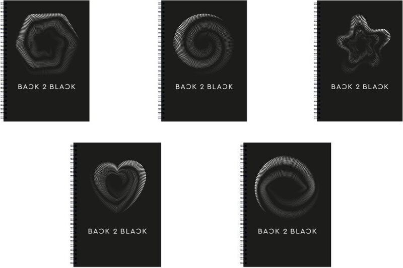 Τετράδιο Back 2 Black Σπιράλ A4 2 Θέσεων 60 Φύλλων-5 Σχέδια-1Τμχ Τετράδιο Back 2 Black Σπιράλ A4 2 Θέσεων 60 Φύλλων-5 Σχέδια-1Τμχ