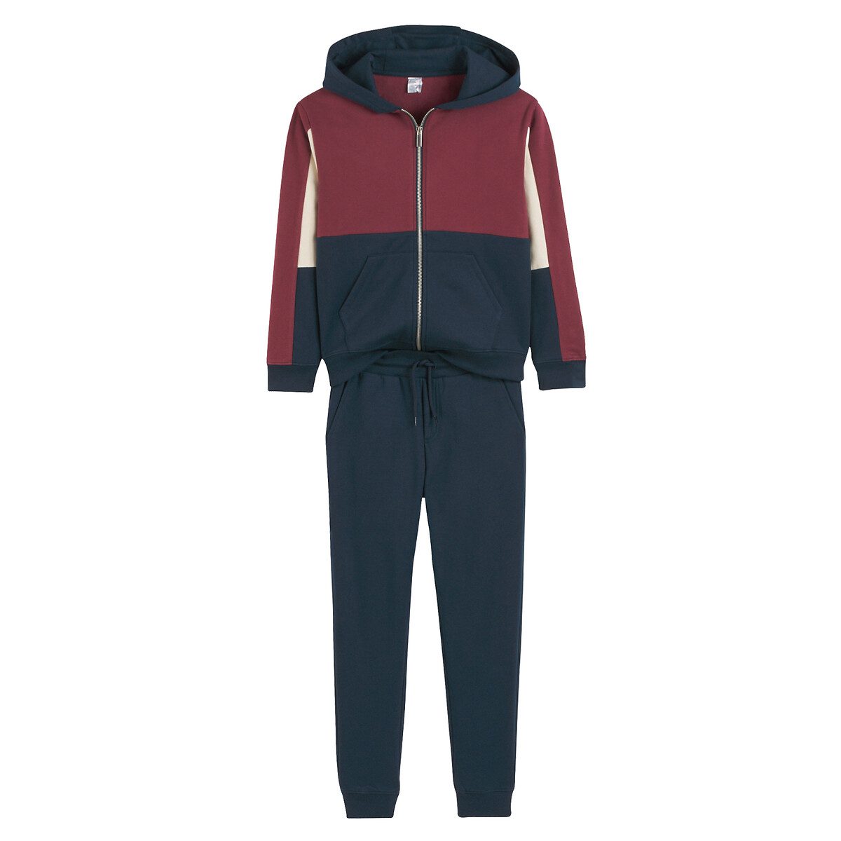 Σύνολο ζακέτα με κουκούλα και παντελόνι φόρμας Κοκκινο Σύνολο ζακέτα με κουκούλα και παντελόνι φόρμας Κοκκινο