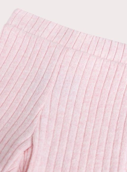 Βρεφικό Κολάν Για Κορίτσια Ribbed Pink Βρεφικό Κολάν Για Κορίτσια Ribbed Pink