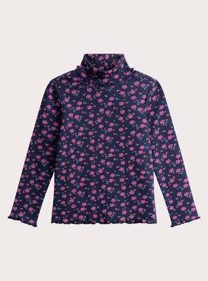 Παιδική Μπλούζα Για Κορίτσια Navy Floral - Μπλε Παιδική Μπλούζα Για Κορίτσια Navy Floral