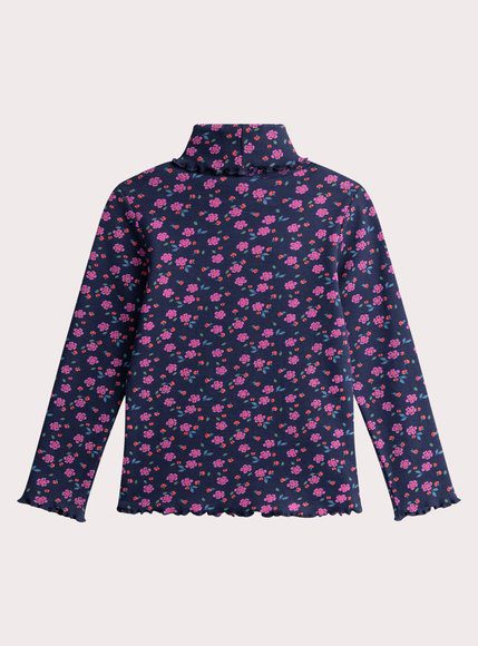 Παιδική Μπλούζα Για Κορίτσια Navy Floral - Μπλε Παιδική Μπλούζα Για Κορίτσια Navy Floral
