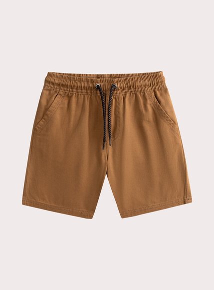 Παιδική Βερμούδα Για Αγόρια Brown Twill - Καφε