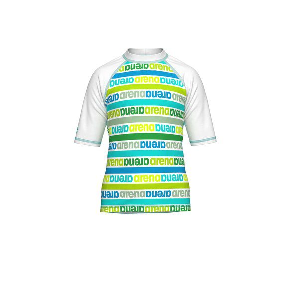Παιδική Αντηλιακή Friends Kids Uv S/S Για Αγόρια Green/White - Πρασινο