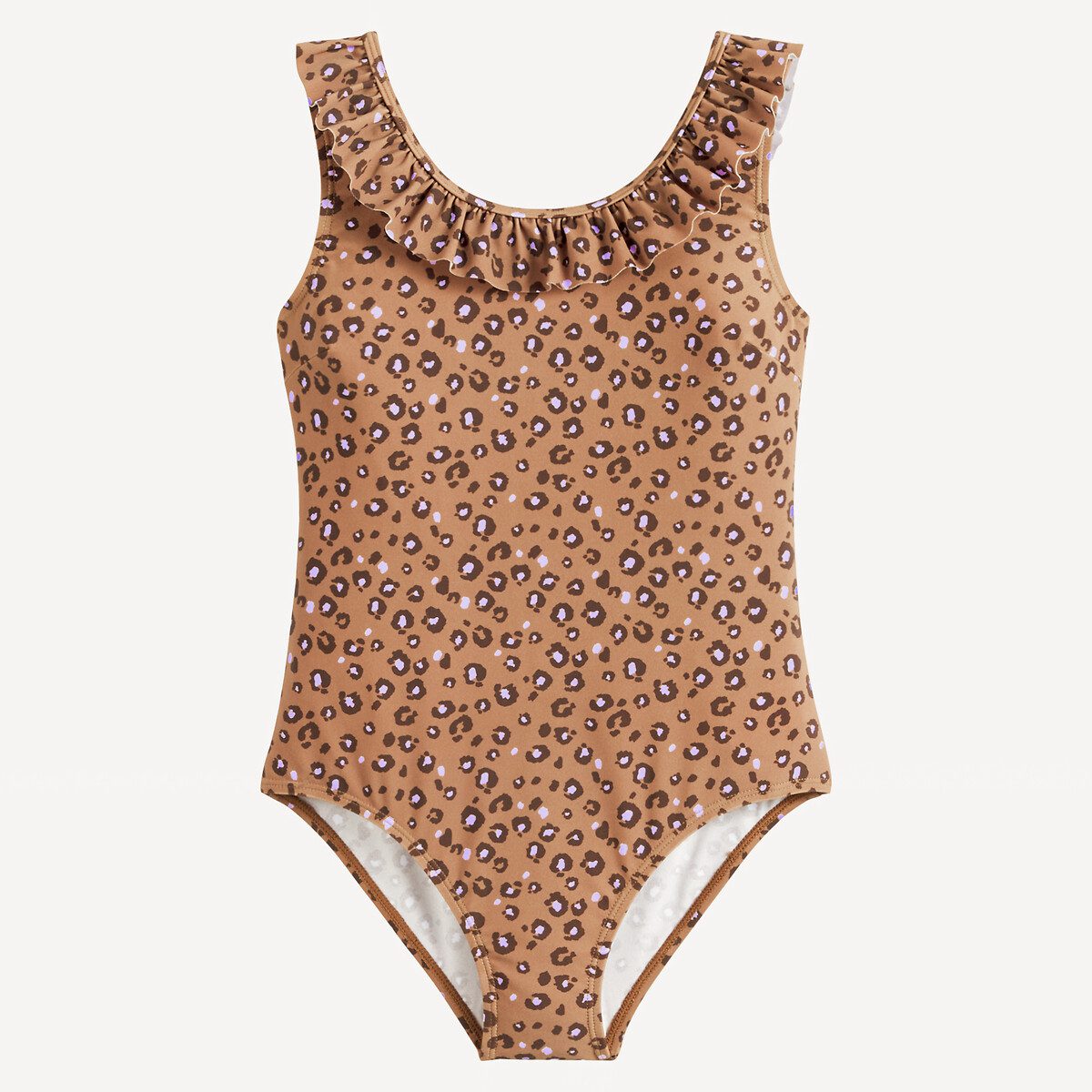 Ολόσωμο μαγιό με animal print Διαφορα Χρωματα