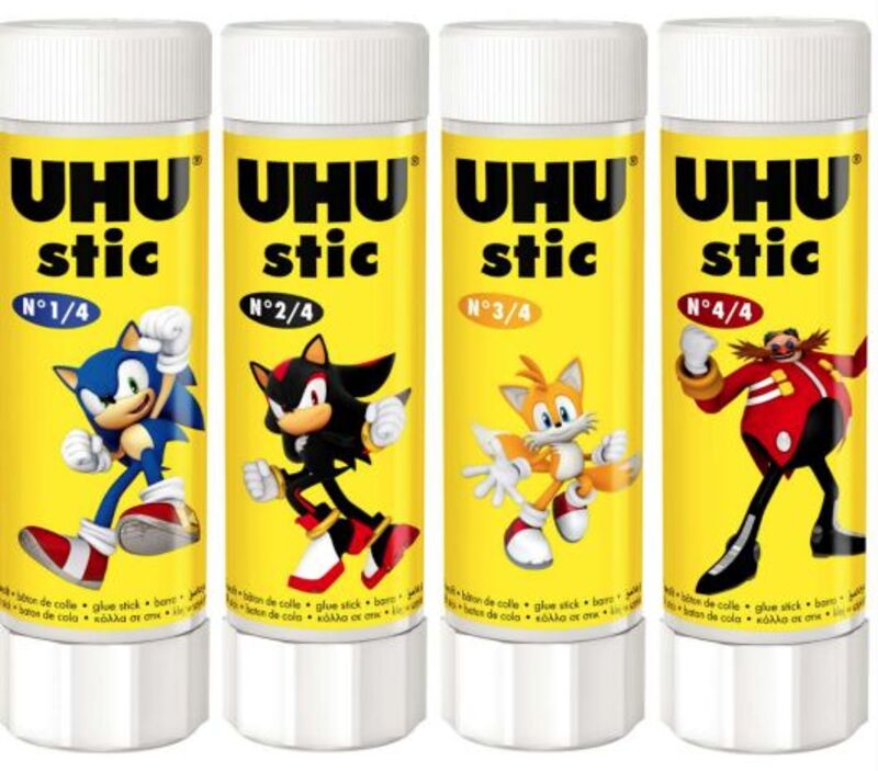 UHU Κόλλα Stic 40gr-4 Σχέδια-1Τμχ