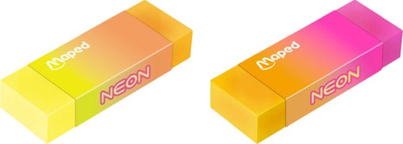 Maped Γόμα Technic Neon-2 Σχέδια-1Τμχ