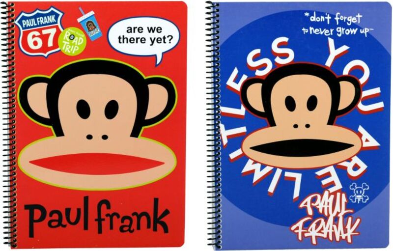Paul Frank Y2K-Road Trip Τετράδιο A4 Σπιράλ 2 Θεμάτων-2 Σχέδια-1Τμχ