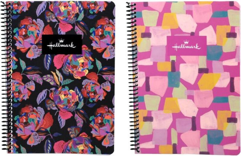 Hallmark Cubes-Flowers Τετράδιο 17X25 Σπιράλ 2 Θεμάτων 70 Φύλλων
