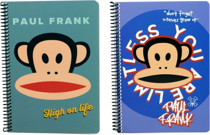 Paul Frank Colorado Vintage-Y2K Τετράδιο 17X25 Σπιράλ 2 Θεμάτων 70 Φύλλων-2 Σχέδια-1Τμχ