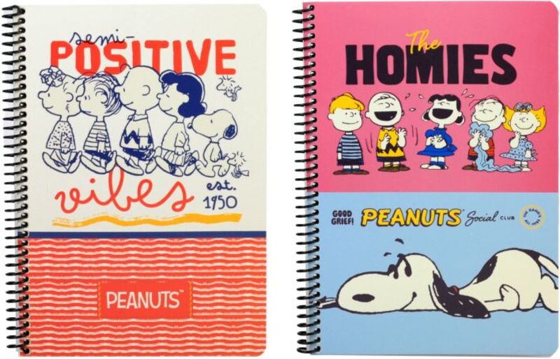 Peanuts Cottage Core-Friendship Wisdom Τετράδιο 17X25 Σπιράλ 2 Θεμάτων 70 Φύλλων-2 Σχέδια-1Τμχ