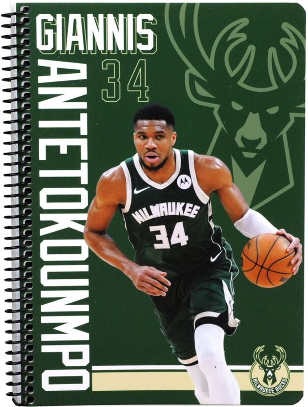 NBA Antetokounmpo Τετράδιο 17X25 Σπιράλ 2 Θεμάτων 70 Φύλλων