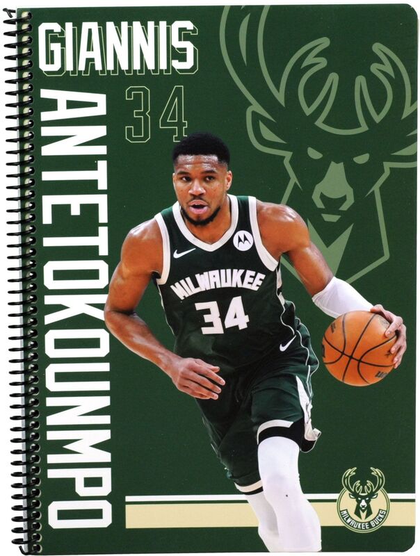 NBA Antetokounmpo Τετράδιο A4 Σπιράλ 2 Θεμάτων