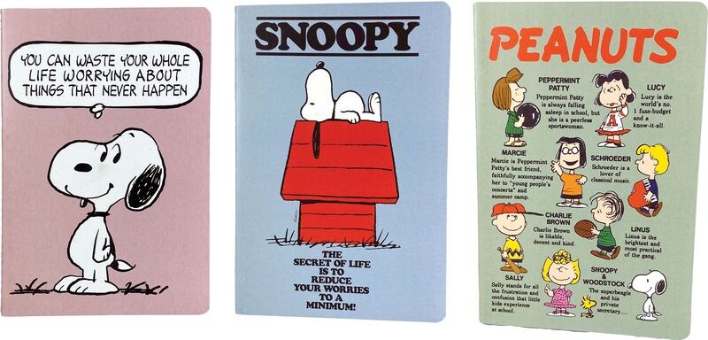 Peanuts Friends Σημειωματάριo Α5 3Τμχ