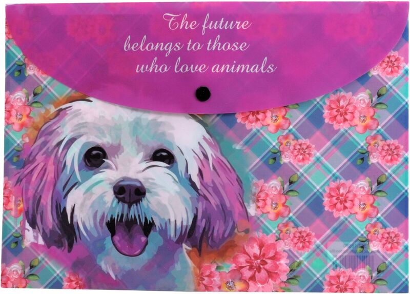 Love Dog Φάκελος Κουμπί