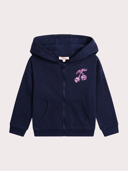 Παιδικό Φούτερ Για Κορίτσια Basic Navy - Μπλε