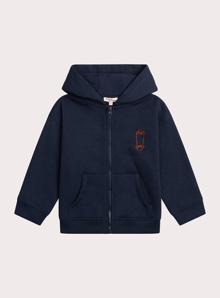 Παιδικό Φούτερ Για Αγόρια Navy Skateboard - Μπλε