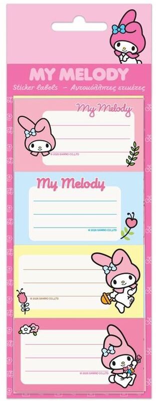My Melody Ετικέτες Αυτοκόλλητες 20Τμχ